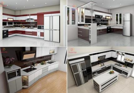 Tủ bếp Hải Phòng - Tổng hợp mẫu tủ bếp đẹp nhất và mới nhất