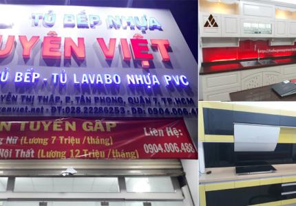 Showroom tủ bếp nhựa cao cấp Xuyên Việt Hồ Chí Minh