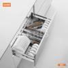 Giá xoong nồi bát đĩa inox hộp ngăn kéo hãng Garis GD01