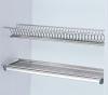 Giá bát đĩa tủ trên inox nan - Wellmax