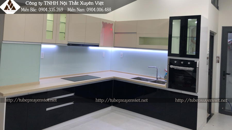 Video tủ bếp nhựa Acrylic nhà chị Hoa - Quận 8, HCM