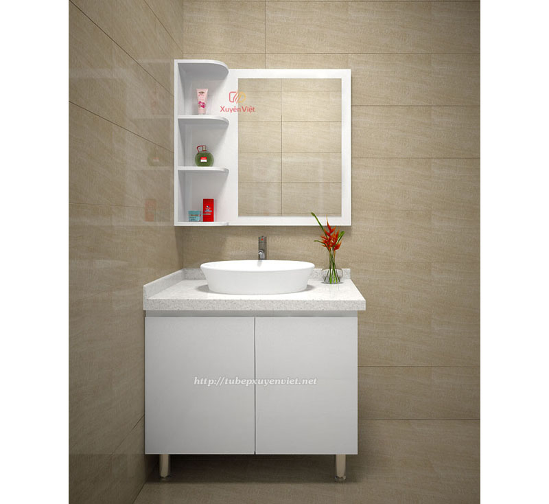 Tủ lavabo nhựa cho phòng tắm nhỏ XVL570