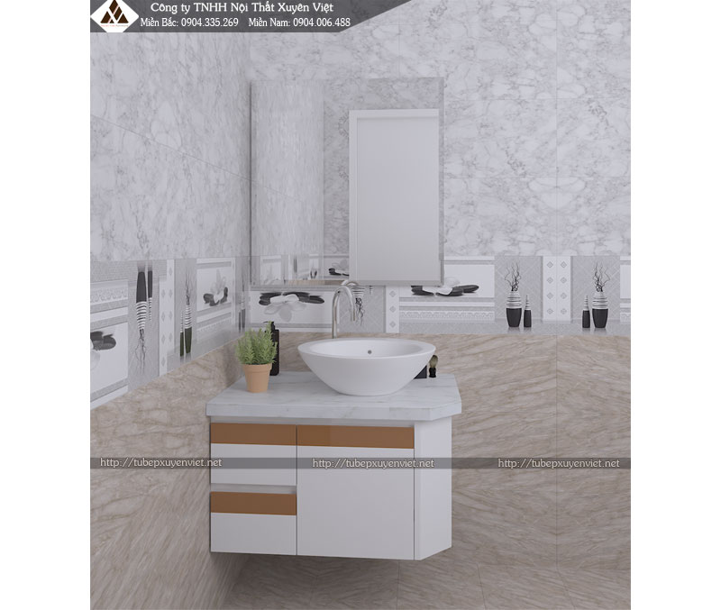 TỦ LAVABO NHỰA NHÀ NHỎ XVL644