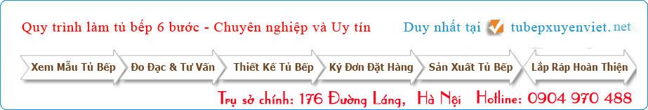 Quy trình thiết kế tủ bếp tại Xuyên Việt