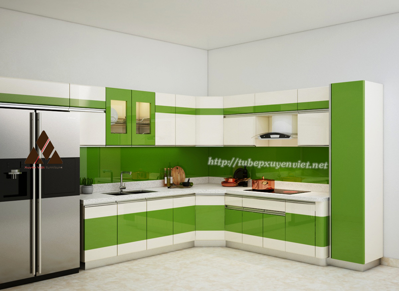 Tủ bếp nhựa tại Hà nội chú Thập
